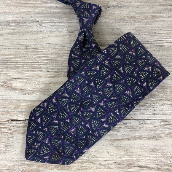 Pierre Balmain Paris Silk 64” Extra Long XL Tie - Picture 5 of 8